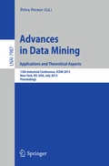 Cover: Advances in Data Mining: Applications and Theoretical Aspects - Springer