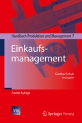 Cover: Einkaufsmanagement - Springer Vieweg