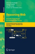 Cover: Reasoning Web. Semantic Technologies for Intelligent Data Access - Springer