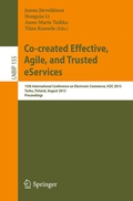 Cover: Co-created Effective, Agile, and Trusted eServices - Springer