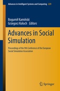 Cover: Advances in Social Simulation - Springer