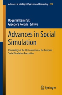 Enlarge image Cover: Advances in Social Simulation - Springer
