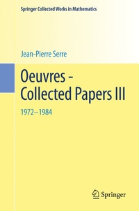 Abbildung von: Oeuvres - Collected Papers III - Springer