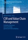 Cover: CSR und Value Chain Management - Springer Gabler