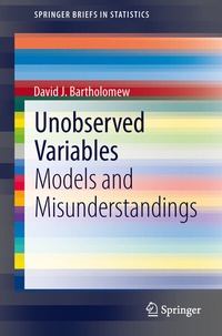 Enlarge image Cover: Unobserved Variables - Springer