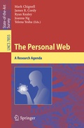 Cover: The Personal Web - Springer