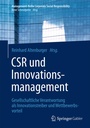 Cover: CSR und Innovationsmanagement - Springer Gabler