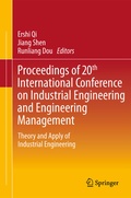 Cover: Proceedings of 20th International Conference on Industrial Engineering and Engineering Management - Springer