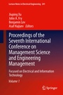 Cover: Proceedings of the Seventh International Conference on Management Science and Engineering Management - Springer