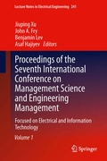 Cover: Proceedings of the Seventh International Conference on Management Science and Engineering Management - Springer
