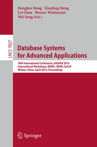 Enlarge image Cover: Database Systems for Advanced Applications - Springer