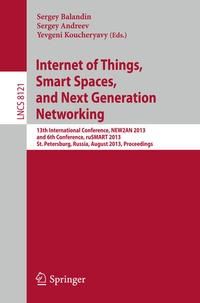 Enlarge image Cover: Internet of Things, Smart Spaces, and Next Generation Networking - Springer