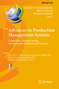Cover: Advances in Production Management Systems. Competitive Manufacturing for Innovative Products and Services - Springer