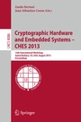 Cover: Cryptographic Hardware and Embedded Systems -- CHES 2013 - Springer