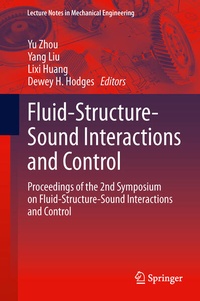 Enlarge image Cover: Fluid-Structure-Sound Interactions and Control - Springer