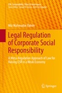 Cover: Legal Regulation of Corporate Social Responsibility - Springer