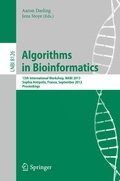 Cover: Algorithms in Bioinformatics - Springer