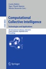 Cover: Computational Collective Intelligence. Technologies and Applications - Springer