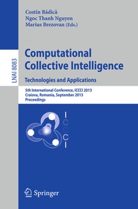 Enlarge image Cover: Computational Collective Intelligence. Technologies and Applications - Springer