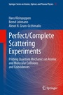 Cover: Perfect/Complete Scattering Experiments - Springer