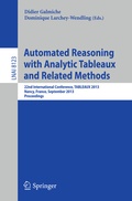 Cover: Automated Reasoning with Analytic Tableaux and Related Methods - Springer
