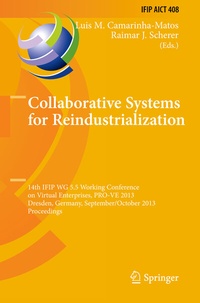 Enlarge image Cover: Collaborative Systems for Reindustrialization - Springer