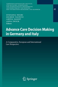 Abbildung von: Advance Care Decision Making in Germany and Italy - Springer