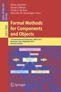 Cover: Formal Methods for Components and Objects - Springer