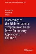 Cover: Proceedings of the 9th International Symposium on Linear Drives for Industry Applications, Volume 2 - Springer