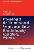 Cover: Proceedings of the 9th International Symposium on Linear Drives for Industry Applications, Volume 4 - Springer
