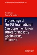 Cover: Proceedings of the 9th International Symposium on Linear Drives for Industry Applications, Volume 4 - Springer
