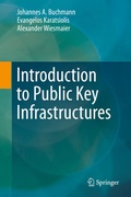 Cover: Introduction to Public Key Infrastructures - Springer