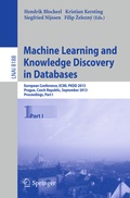Cover: Machine Learning and Knowledge Discovery in Databases - Springer