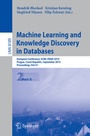 Cover: Machine Learning and Knowledge Discovery in Databases - Springer