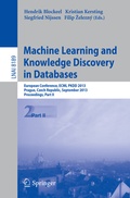 Cover: Machine Learning and Knowledge Discovery in Databases - Springer