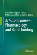 Cover: Artemisia annua - Pharmacology and Biotechnology - Springer