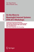 Cover: On the Move to Meaningful Internet Systems: OTM 2013 Workshops - Springer