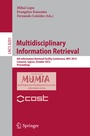 Cover: Multidisciplinary Information Retrieval - Springer