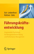 Cover: F&uuml;hrungskr&auml;fteentwicklung - Springer