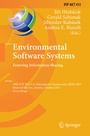Cover: Environmental Software Systems. Fostering Information Sharing - Springer