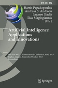 Cover: Artificial Intelligence Applications and Innovations - Springer