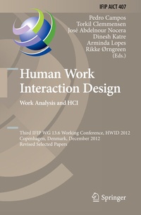 Abbildung von: Human Work Interaction Design. Work Analysis and HCI - Springer