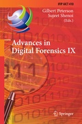 Cover: Advances in Digital Forensics IX - Springer