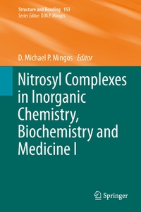 Abbildung von: Nitrosyl Complexes in Inorganic Chemistry, Biochemistry and Medicine I - Springer