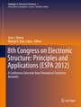 Cover: 8th Congress on Electronic Structure: Principles and Applications (ESPA 2012) - Springer