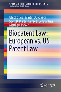Abbildung von: Biopatent Law: European vs. US Patent Law - Springer