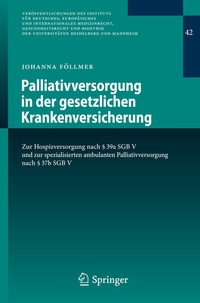 Abbildung von: Palliativversorgung in der gesetzlichen Krankenversicherung - Springer