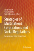 Cover: Strategies of Multinational Corporations and Social Regulations - Springer