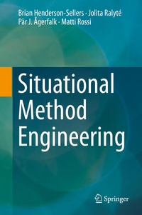 Enlarge image Cover: Situational Method Engineering - Springer