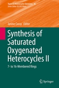 Cover: Synthesis of Saturated Oxygenated Heterocycles II - Springer